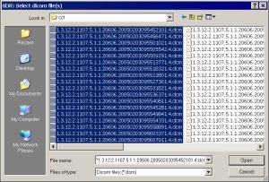 SDR file selection