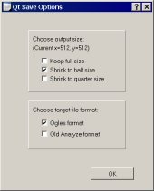 SDR format options